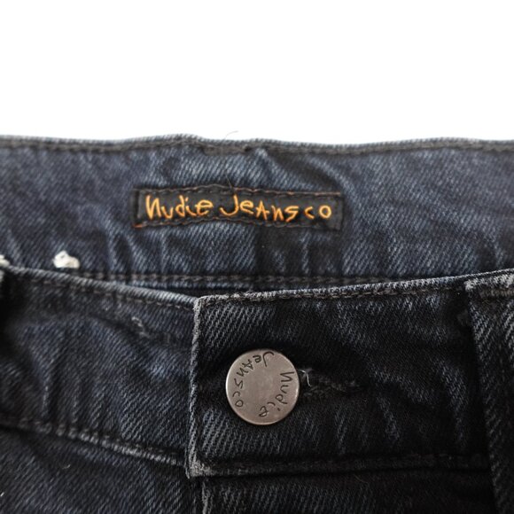 Nudie Organic Grim Trim Jeans Men's 30x31 Slim Straight Stretch Denim - Picture 3 of 14